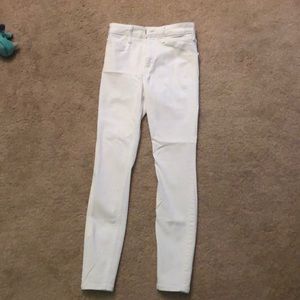 Hollister  white jeggings 00
